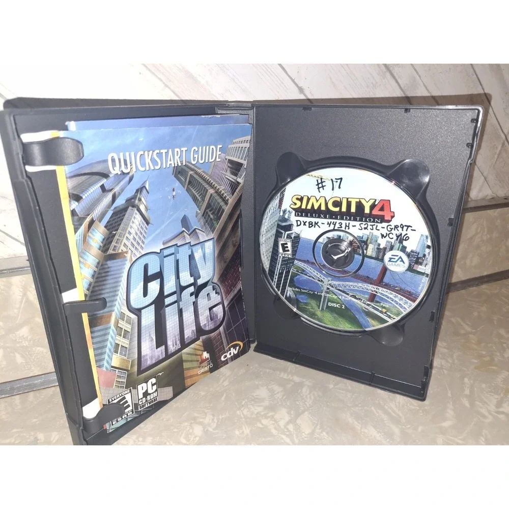SimCity 4 Deluxe Edition PC 2003 CIB COMPLETE W/Manual Tested Working